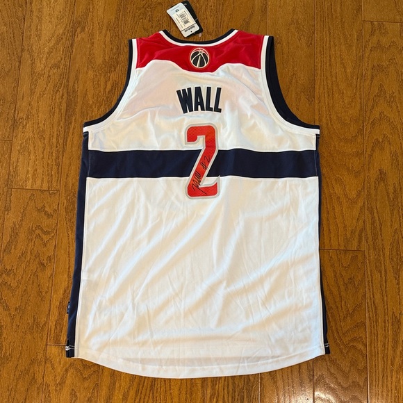 Signed John Wall Wizards Basketball Jersey - Picture 1 of 2